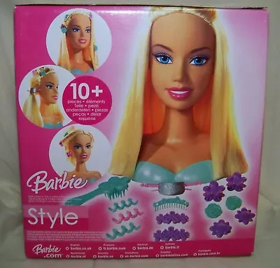 Barbie Blonde Styling Head Mattel 2006 NEW In The Box Great Girl Gift Toy Create • $20