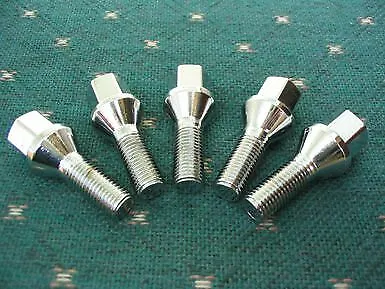 20 Pcs Lug Bolts Nuts Conical Bolt 12x1.50 BMW VW Saab 27mm • $15.29