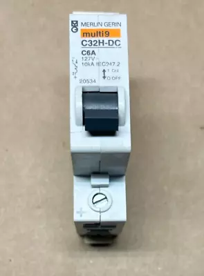 Merlin Gerin C32H-DC C6A Single Pole Circuit Breaker Multi 9 • $8