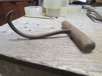  Vintage Antique Hook Farm Tool  (9198 • $14