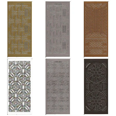 £1.99 • Buy Peel Offs - Floral Borders - Colourful Stickers For Card-making BOGOF