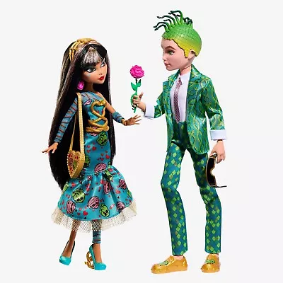 Monster High Howliday Love Edition Cleo De Nile And Deuce Gorgon Dolls 2-Pack • $45