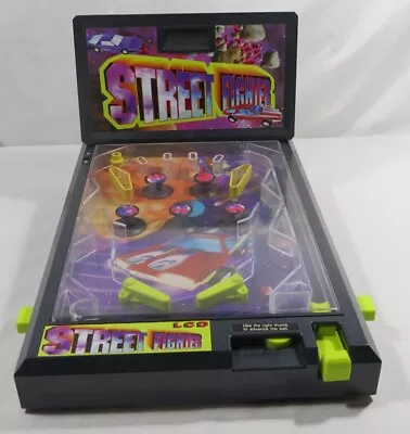 Vintage Electronic Street Fighter Tabletop Pinball Machine • $75