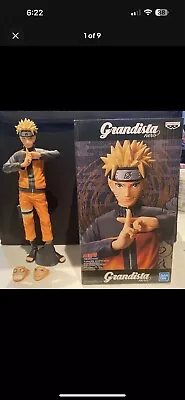 Bandai Banpresto Grandista Nero Naruto Shippuden UZUMAKI NARUTO Figure • $39.95