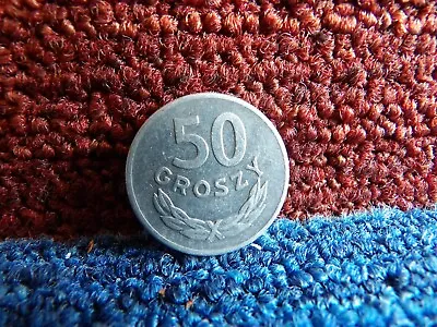 Vintage Coin Poland 50gr 1965 Al • $2.90