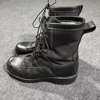 Bates Military Combat Boots Men’s Size 9 W  Vibram Soles Waterproof Leather • $44.84