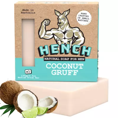 HENCH - Men's Soap Bar 130g - Handmade With Natural Ingredients Soap For Men • $13.95