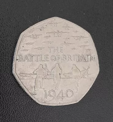 Battle Of Britain 50p Coin 2015 X 1 - Fifty Pence • £1.25