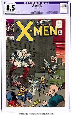 X-men #11  CGC 8.5 (restored) • $365
