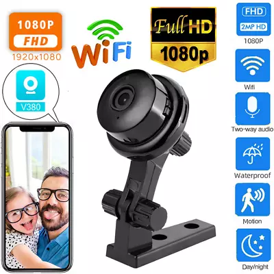 V380 Camera 1080P Wireless IP Home Security CCTV Mini HD Cam WiFi Night Vision • $17.49