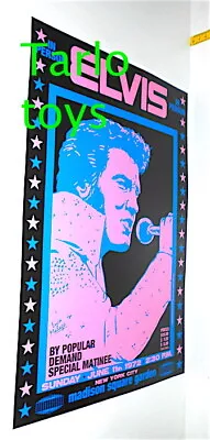 ELVIS PRESLEY - New York Us - 11 June 1972  - Concert  Poster  • $19.99