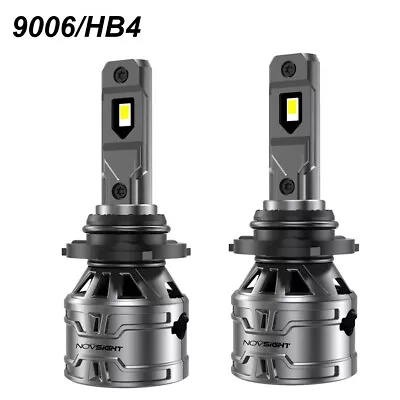 NOVSIGHT 9006(HB4) LED Headlight Kit Light Bulbs High/Low Beam Globes Replace 2x • $30.99