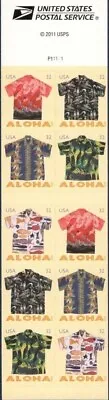 $141.99 • Buy US #4682-4686 MNH 2012 Aloha Hawaiian Shirts Surfers Kilauea Palms Paradise Bird