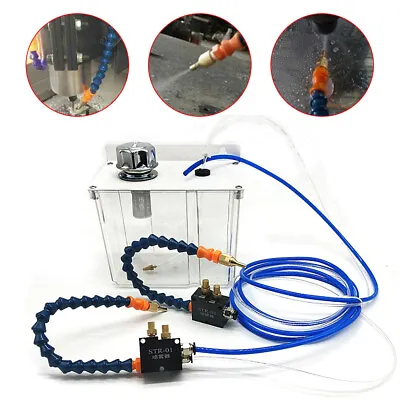 Multi-purpose Coolant Cooling Spray Pump CNC Lathe Mist Sprayer System Set • $106.40