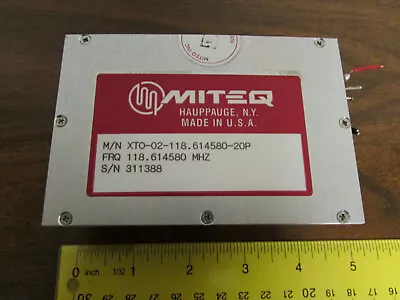 MITEQ XTO-02-118.614580-20P Low Noise Oscillator RF Microwave • $99.95