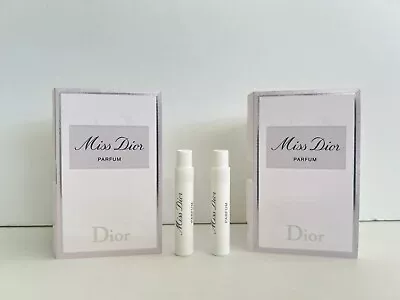 2 Dior Miss Dior Parfum Sample 1ml / .03 Fl Oz. Spray Travel New • $20