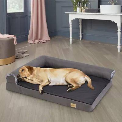 Extra Large Pet Dog Calming Bed Memory Foam Orthopedic Sofa Soft Removable Cover • $65.90