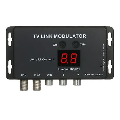 £19.49 • Buy TVLINK Modulator AV To RF Convertor &  Extender RF Modulator P5X5