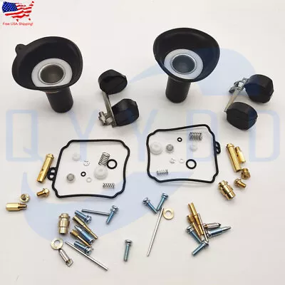 $19.51 • Buy 2 X For Yamaha XVS650 V Star 650 Carb Rebuild Repair Kit Float Plunger Diaphragm