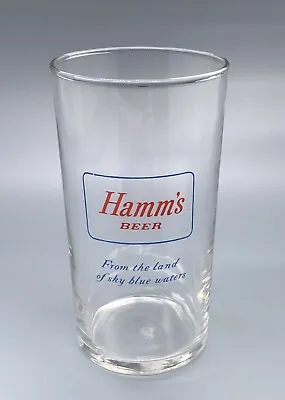 Hamms Beer Shell Glass / Vtg Tavern Barware Advertising / Man Cave Bar Decor • $19.95