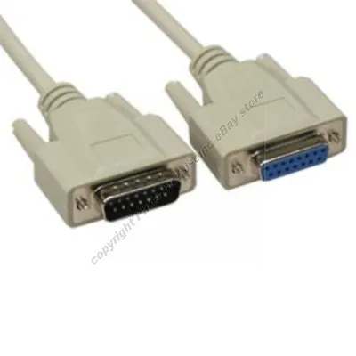 Lot5 10ft Joystick/Midi/Game Port DB15pin Male~Female Extension Cable/Cord$SHdi • $27.50