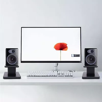 Pair Tabletop Speaker Studio Monitor Stands Desktop Computer Holders Bookshelf  • $48