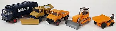 Wiking/Marklin NEW HO 1/87 (Old Stock) Set Of 5 Utility/Garbage Trucks NO BOXES • $9.99