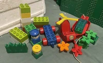 LEGO DUPLO People Vehicles Flower Pieces ETC Mixed Blocks BUNDLE LOT • $40