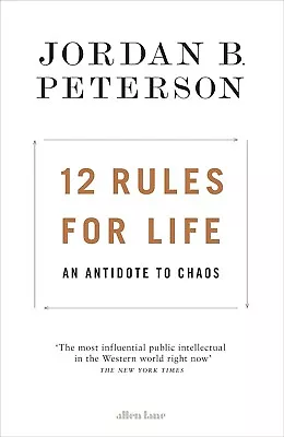 Jordan B. Peterson 12 Rules For Life Antidote To Chaos 9780241351635 Hardcover • $35.41