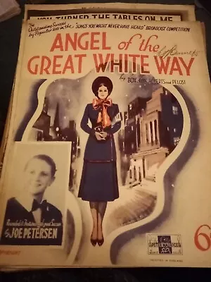 El60 Folded Sheet Music Angel Of The Great White Way  • £3.25