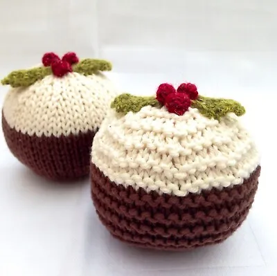 £2.95 • Buy Knitting Pattern To Make Christmas Puddings With Chocolate Orange Cover