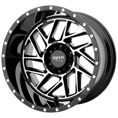 For Moto Metal BREAKOUT Gloss Black Machined 20x9  Chevy GM Toyota 6X5.5+18 Ea • $335