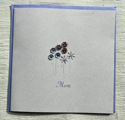 New Marcel Schurman Beaded Flower Happy Mothers Day Greeting Card With Envelope • $4