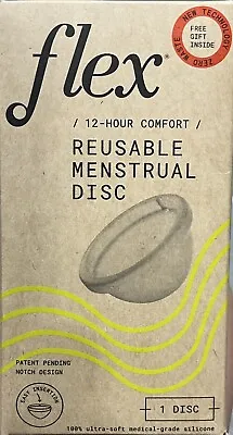 Flex Reusable Menstrual Disc 12 Hour Comfort Tampon Pad And Cup Alternative • $17.99