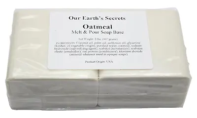 Oatmeal- 2 Lbs Melt And Pour Soap Base - • $37.99