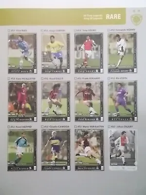 SALE Panini WCCF 2010 &	2010 2.0 RONALDO NEDVED VAN BASTEN RIJKAARD  • $1.20