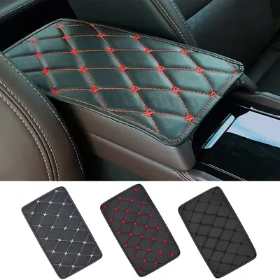 $6.58 • Buy 1x Car Armrest Pad Cover Center Console Box Accessories PU Leather Mat Cushion