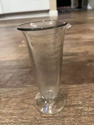 Vintage Graduated Glass Beaker • $40