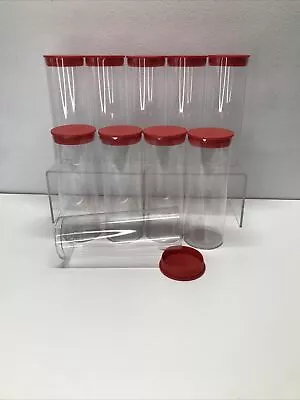 Qty 10 Red Capsule Storage Tube For All  H  Direct Fit Air-Tite Coin Holders • $30.88