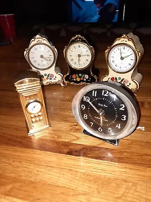 Lot Of 5 Vintage Clocks • $129