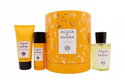 Acqua Di Parma Colonia Gift Set 100ml Edc + 75ml S/g + 50ml Deo Spray. New • £93.81