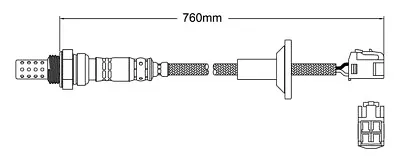 Post-Cat Right Oxygen Sensor For Toyota Soarer UZZ40 3UZ-FE V8 4.3 5/01 On • $211.25