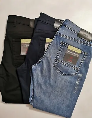M&S Performance Denim Slim Fit Super Stretch Flex Jeans 3 Colours • £14.99