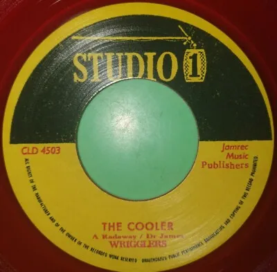 £34.95 • Buy Studio One.( Red Transparent Vinyl) The Cooler.you Cannot Know.the Wrigglers. 45