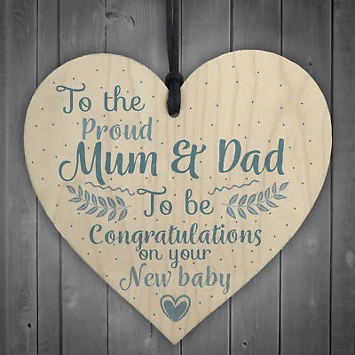 Mum & Dad To Be Baby Shower Birth Gift Congratulations Mummy Daddy Bump Present • £3.99