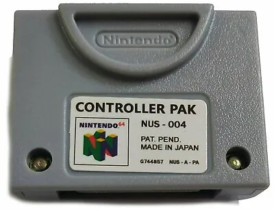 Nintendo 64 Memory Card Pak Controller Pack 256KB - New Replacement For NUS-004 • $10.89