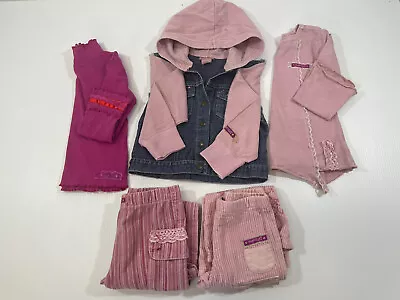 Naartjie Girls Vintage Pink Jacket Turtleneck Tunic Crops Pants Set 4/5  • $57.49