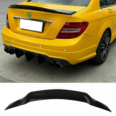 FOR 2013 C63 AMG C230 C280 Sport Sedan 4Dr RT STYLE DUCKBILL TRUNK SPOILER WING • $79.99