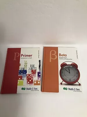 Math U See Instructional Primer And Beta Instruction Manual • $15.99