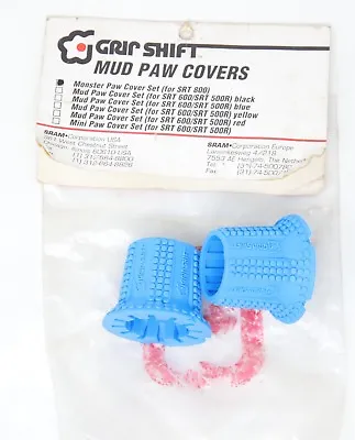 Nos Sram Grip Shift Mud Paw Covers Srt 800 Blue Mtb Mountain Bike Old Vintage • $44